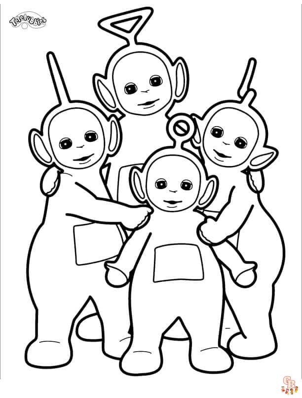 Coloriage Teletubbies