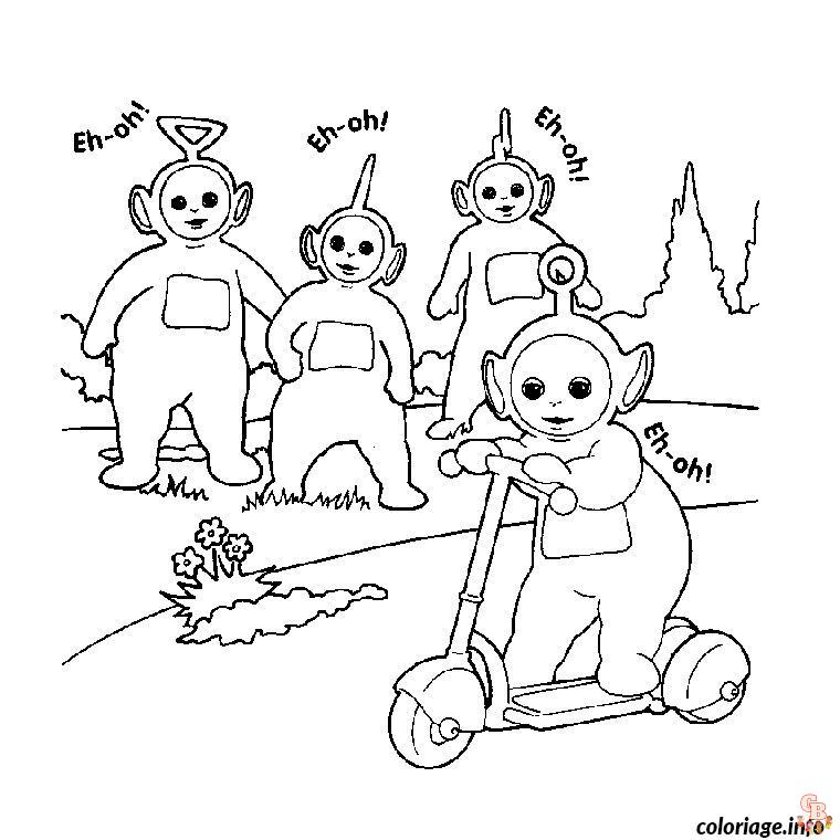 Coloriage Teletubbies