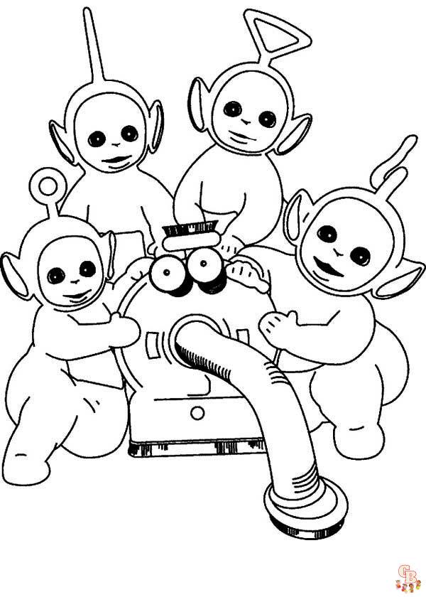 Coloriage Teletubbies