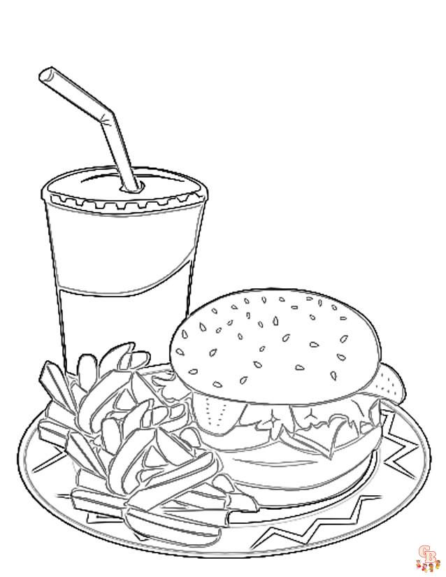 Coloriage Tellement de sandwich