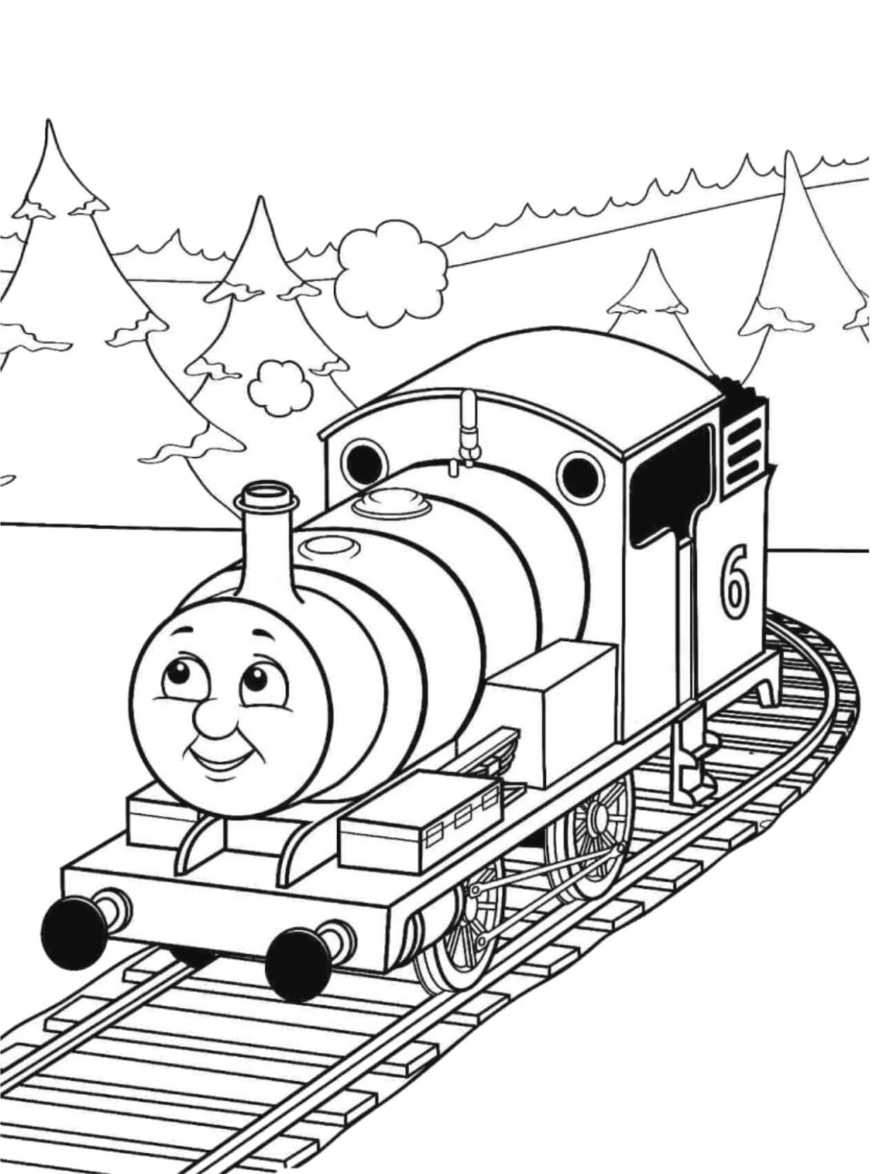 Coloriage Thomas