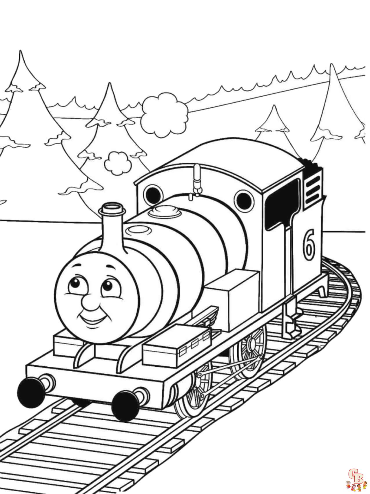 Coloriage Thomas