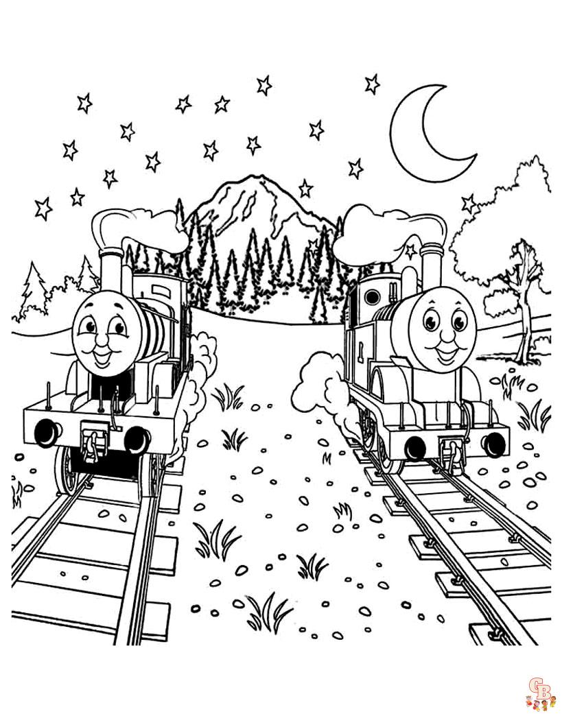 Coloriage Thomas