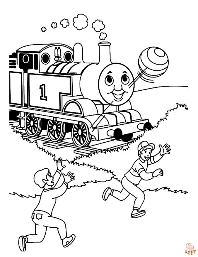 Coloriage Thomas