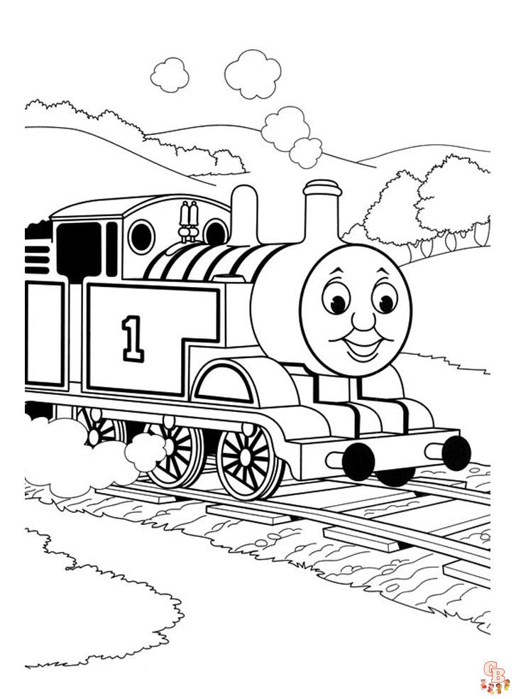 Coloriage Thomas