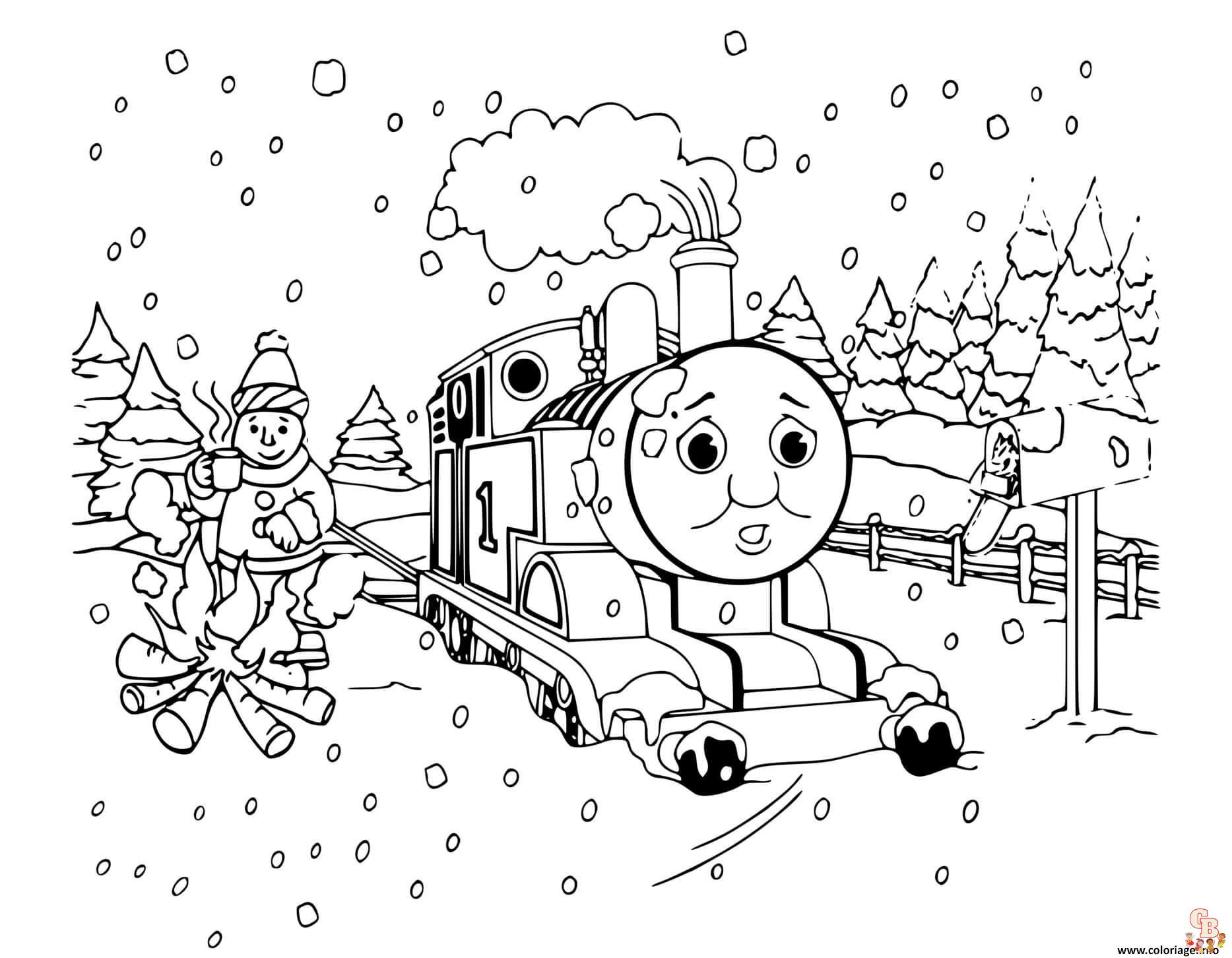 Coloriage Thomas