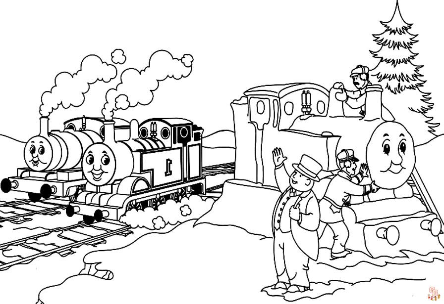 Coloriage Thomas