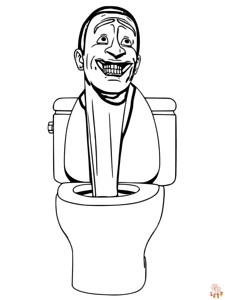 Coloriage Toilette