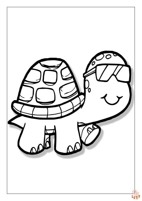 Coloriage Tortue