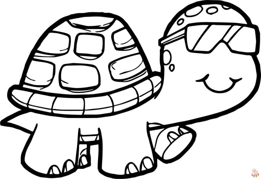 Coloriage Tortue