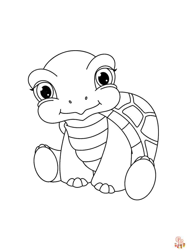 Coloriage Tortue