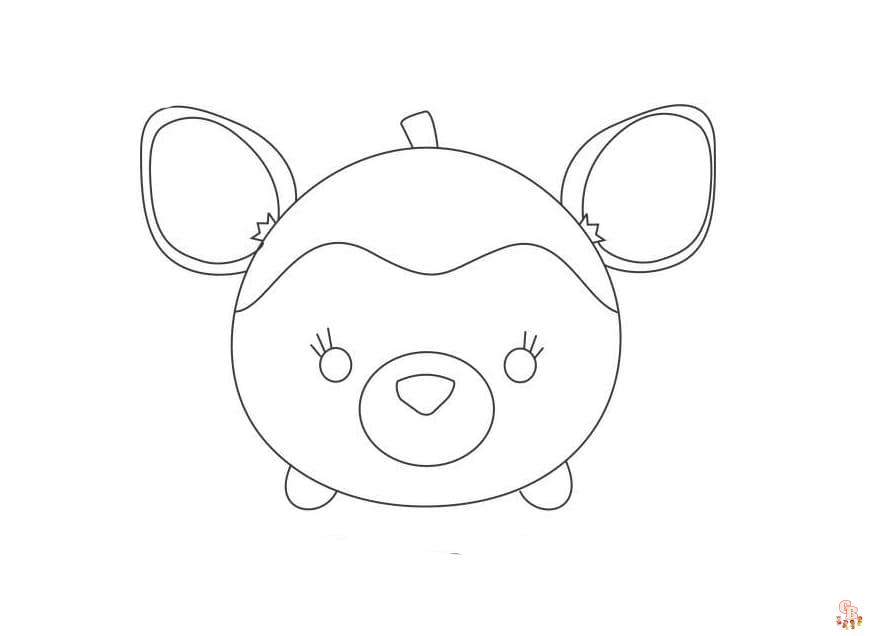 Coloriage Tsum Tsum