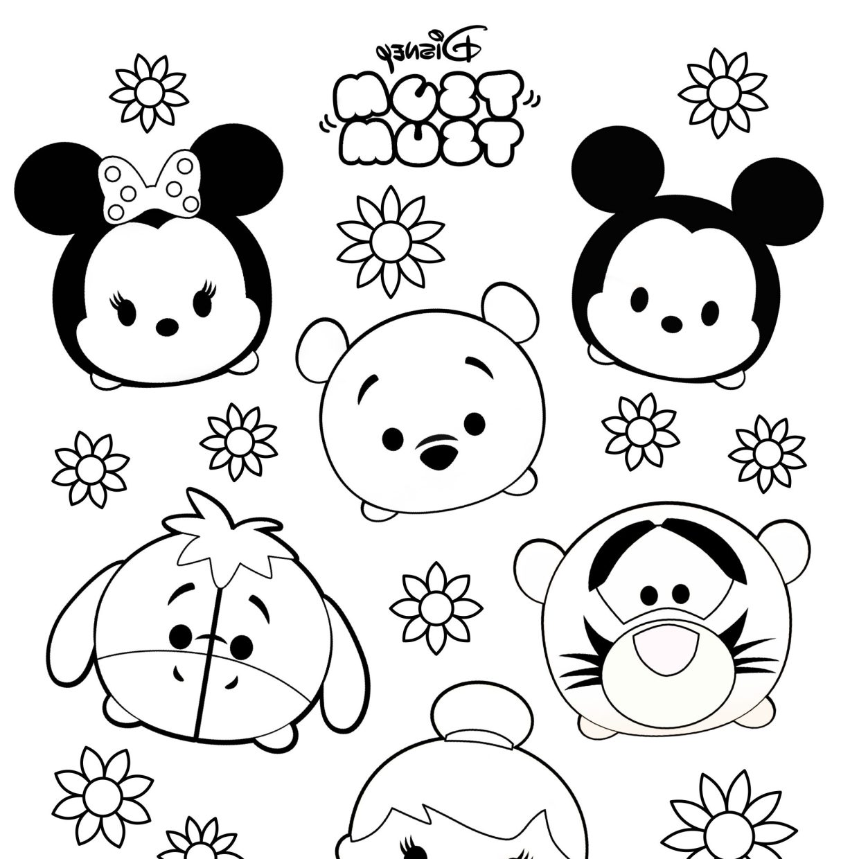 Coloriage Tsum Tsum