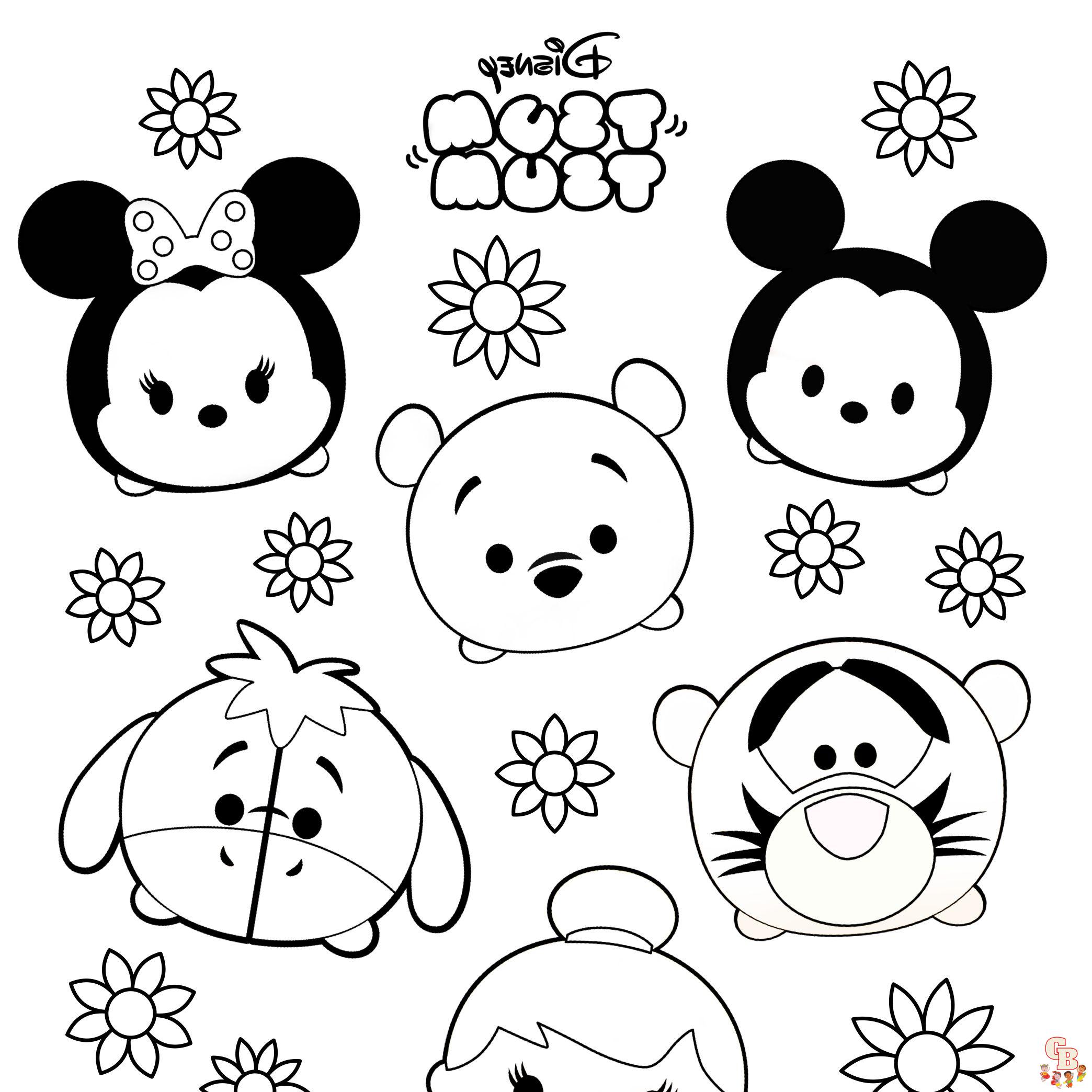 Coloriage Tsum Tsum