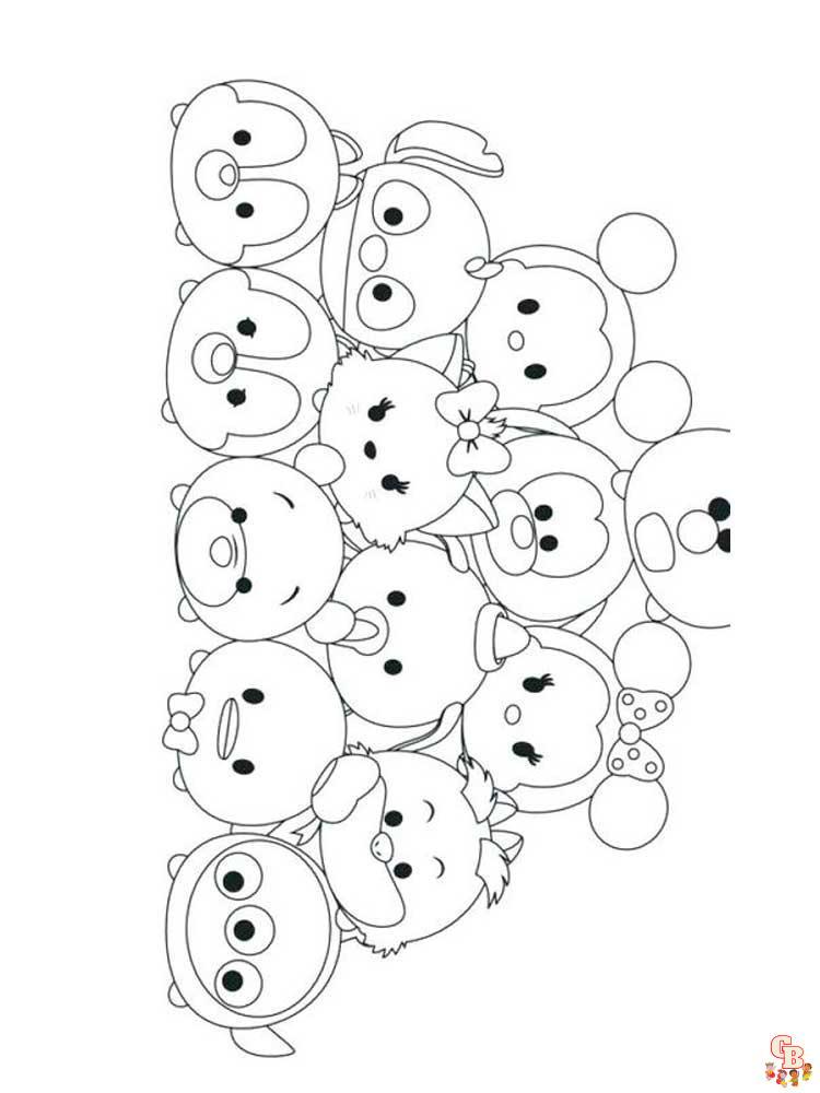 Coloriage Tsum Tsum