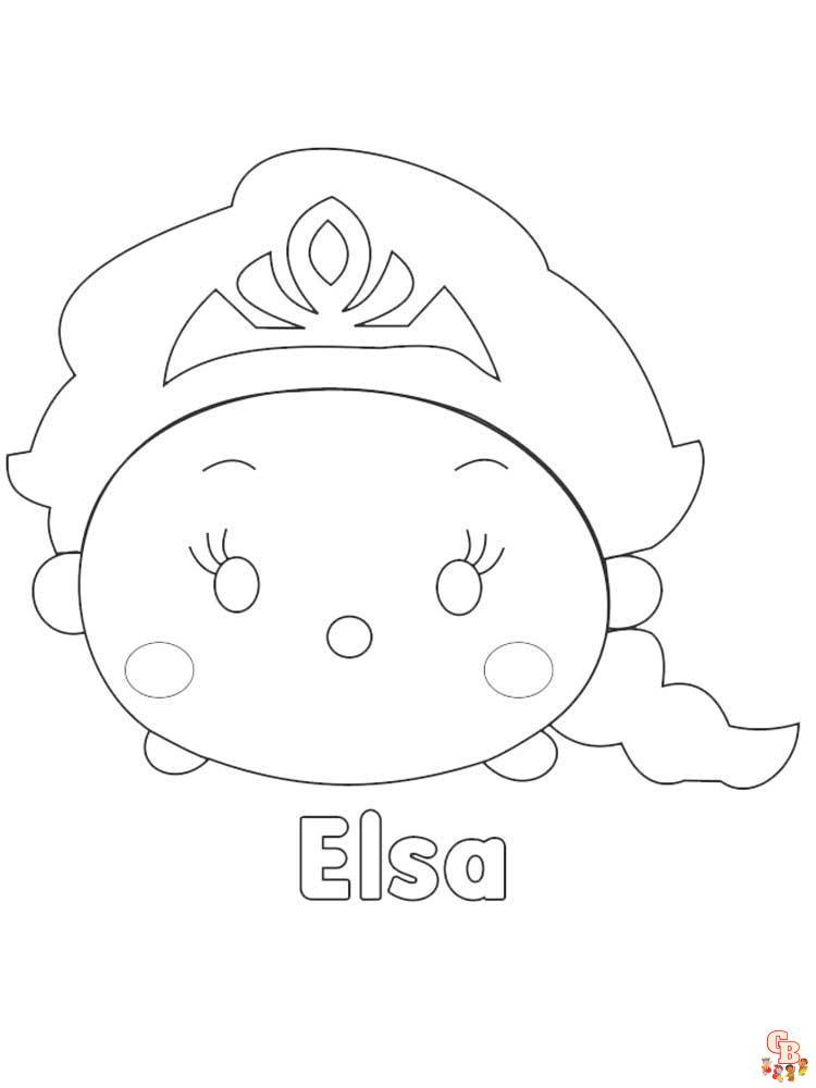 Coloriage Tsum Tsum