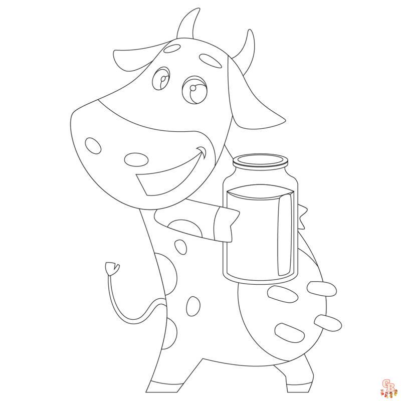 Coloriage Vache