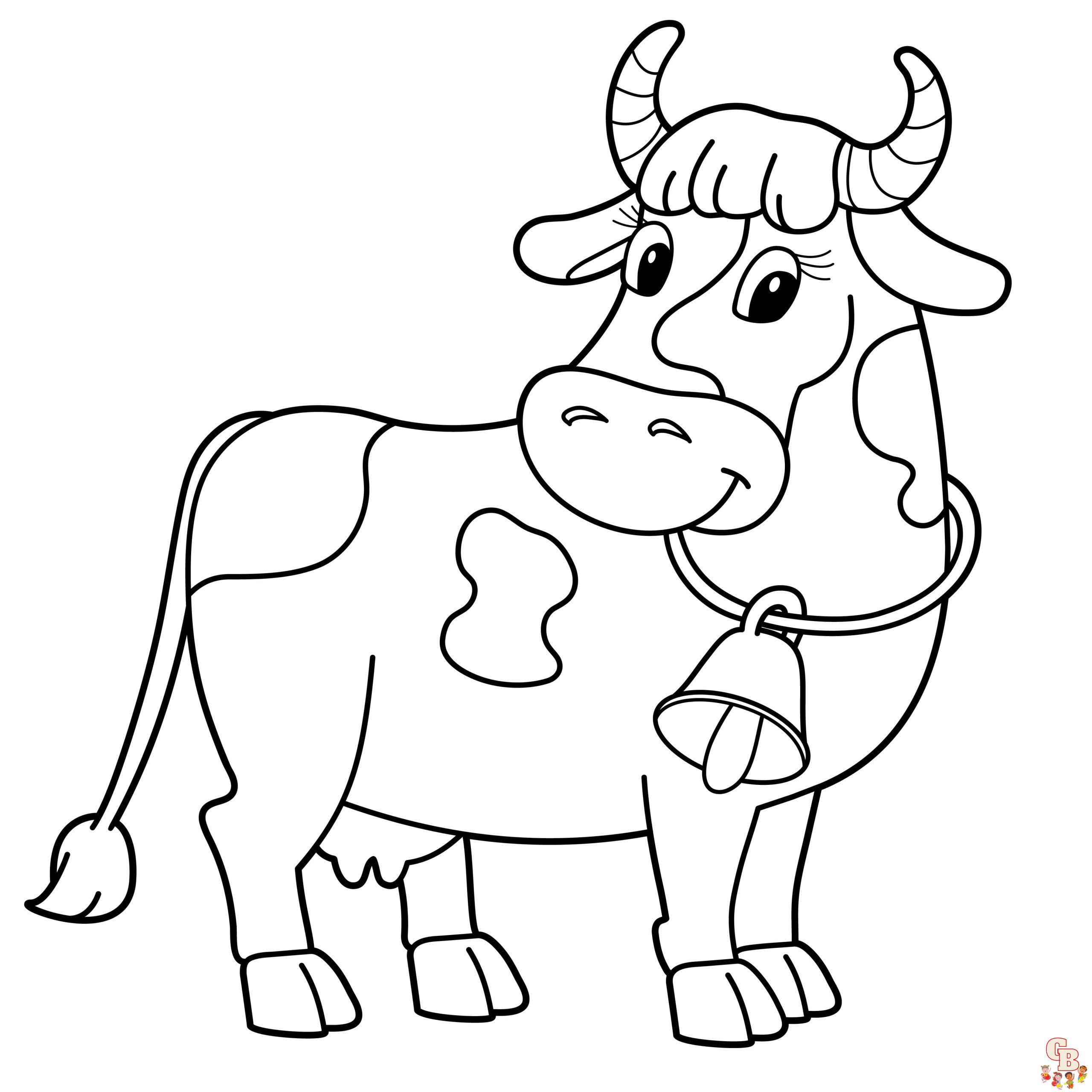 Coloriage Vache