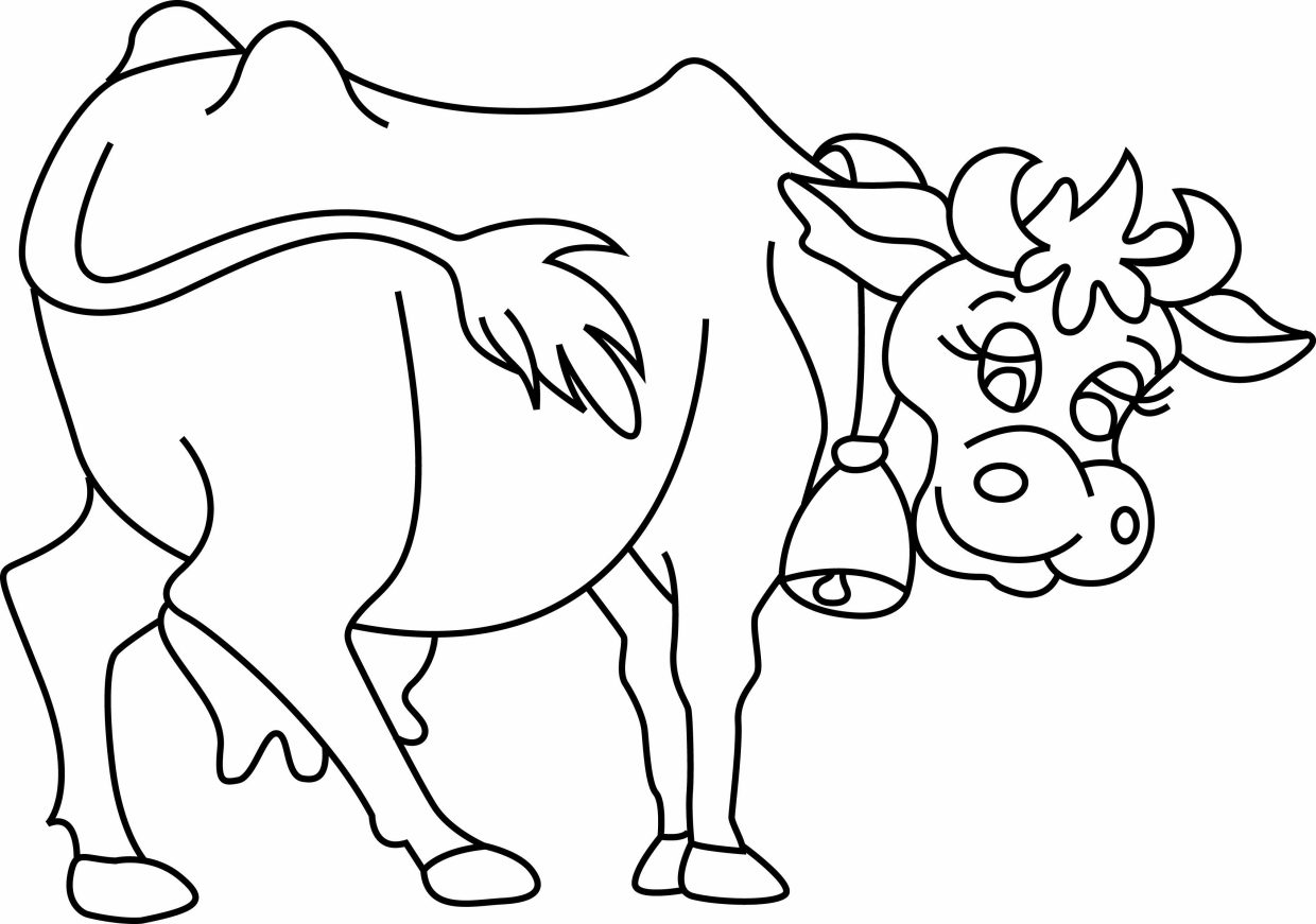 Coloriage Vache