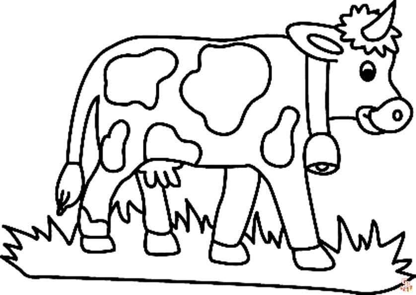 Coloriage Vache