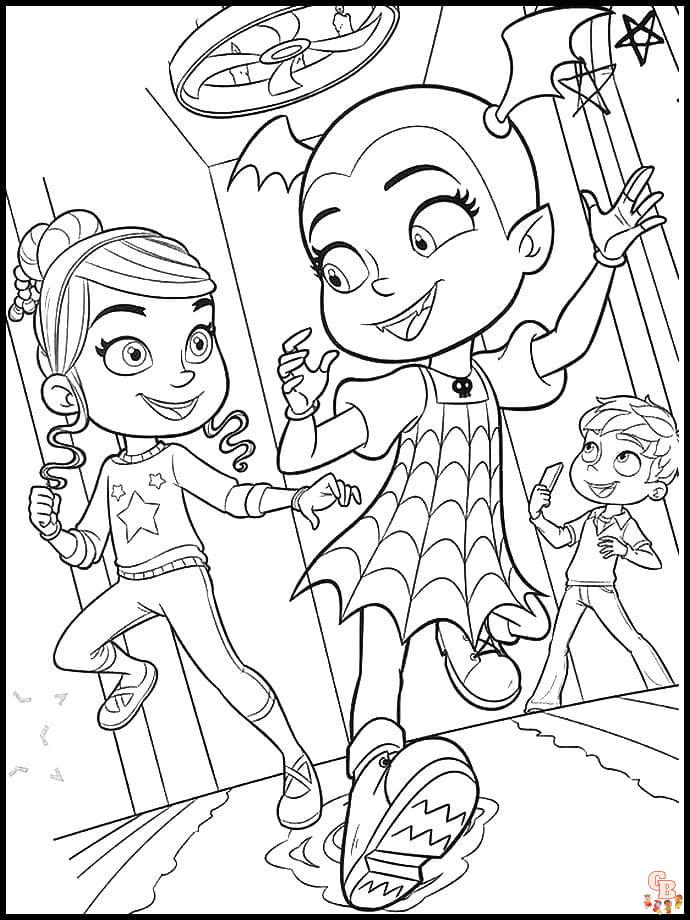 Coloriage Vampirina