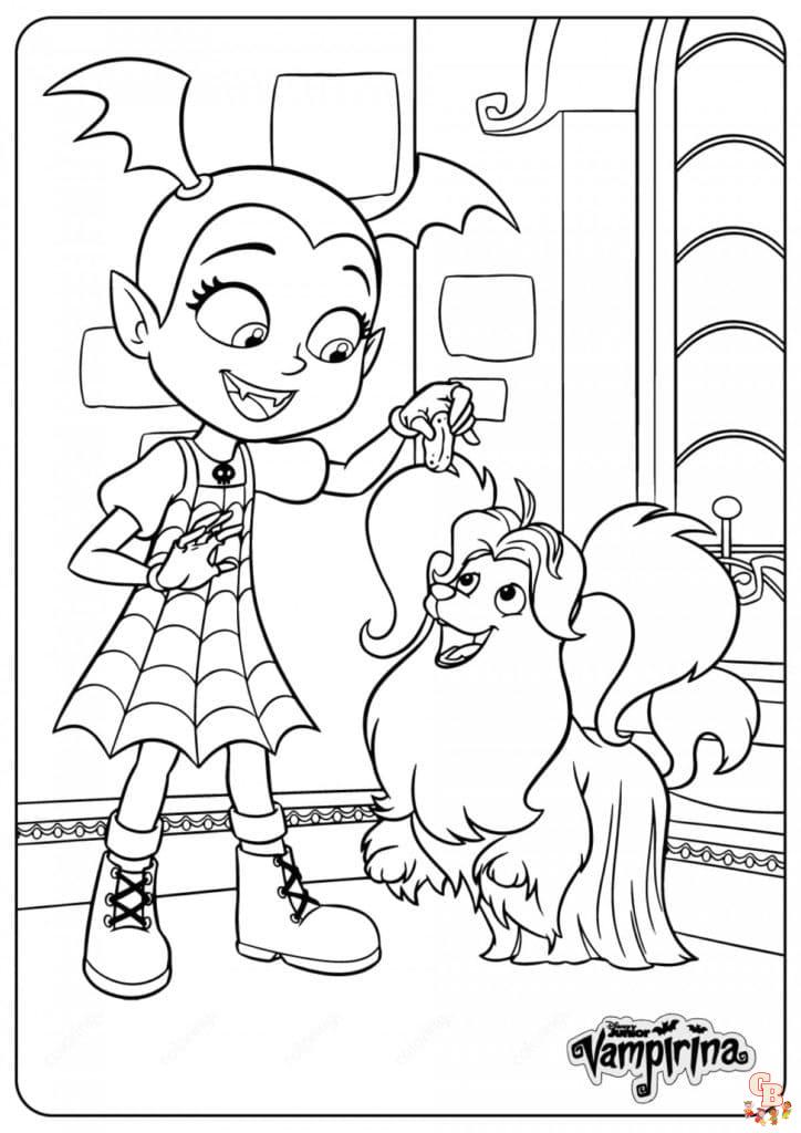 Coloriage Vampirina