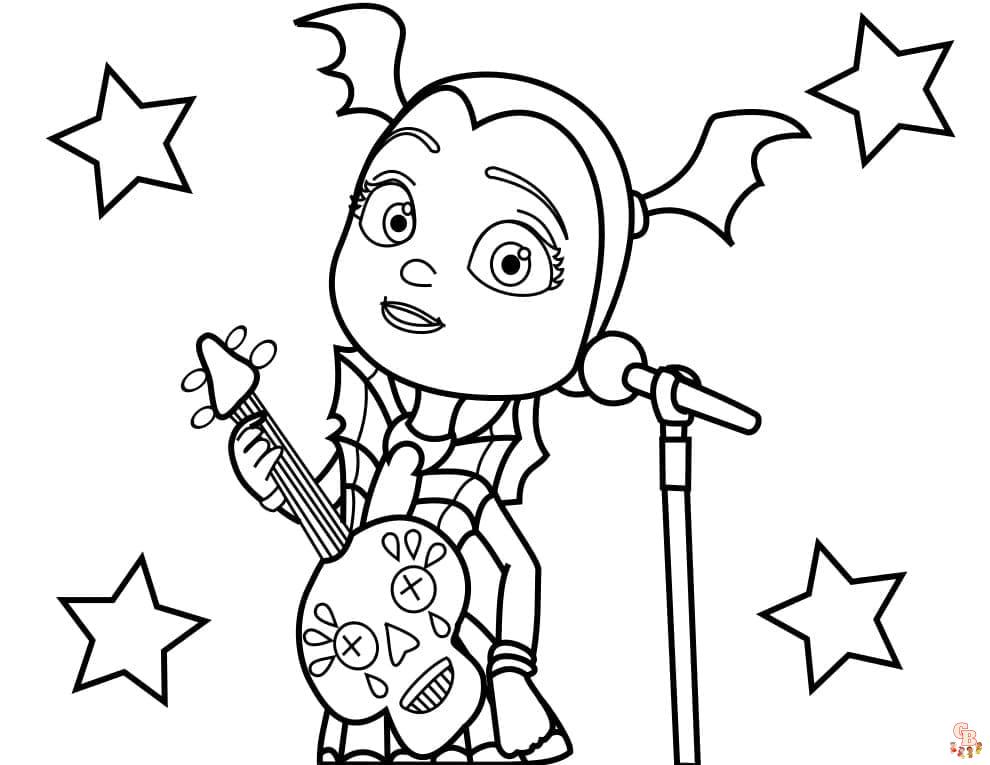 Coloriage Vampirina