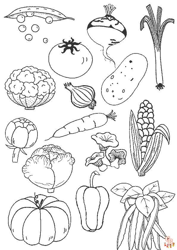 Coloriage Veggie