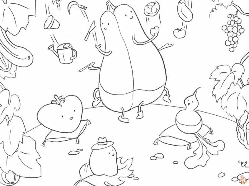 Coloriage Veggie