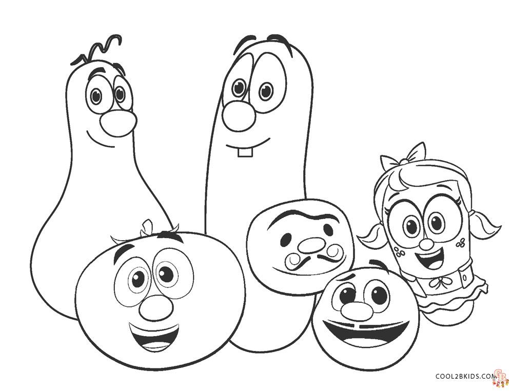 Coloriage Veggie