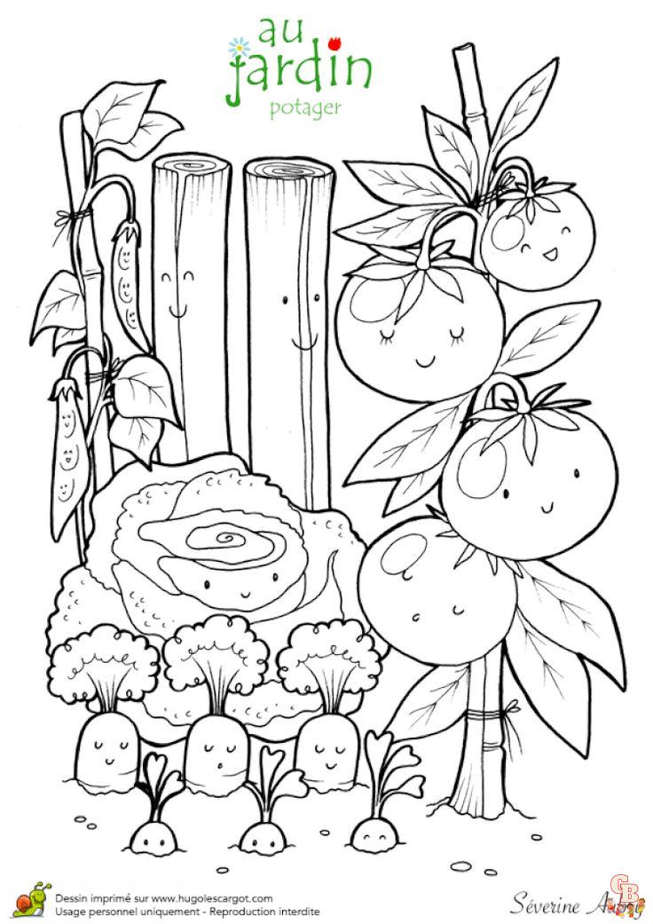 Coloriage Veggie