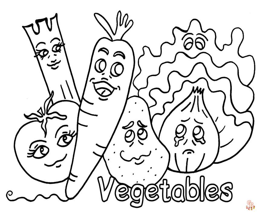 Coloriage Veggie