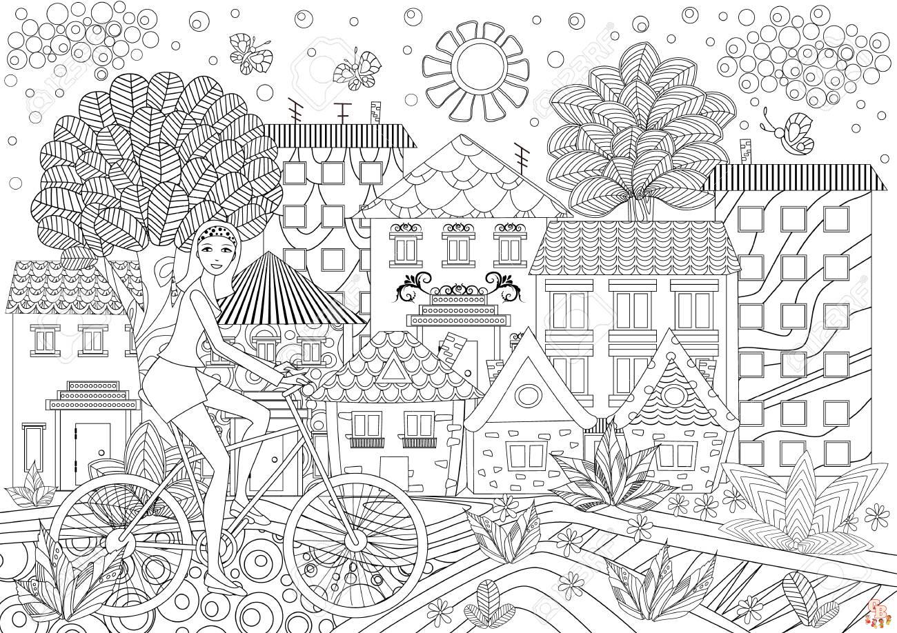 Coloriage Ville