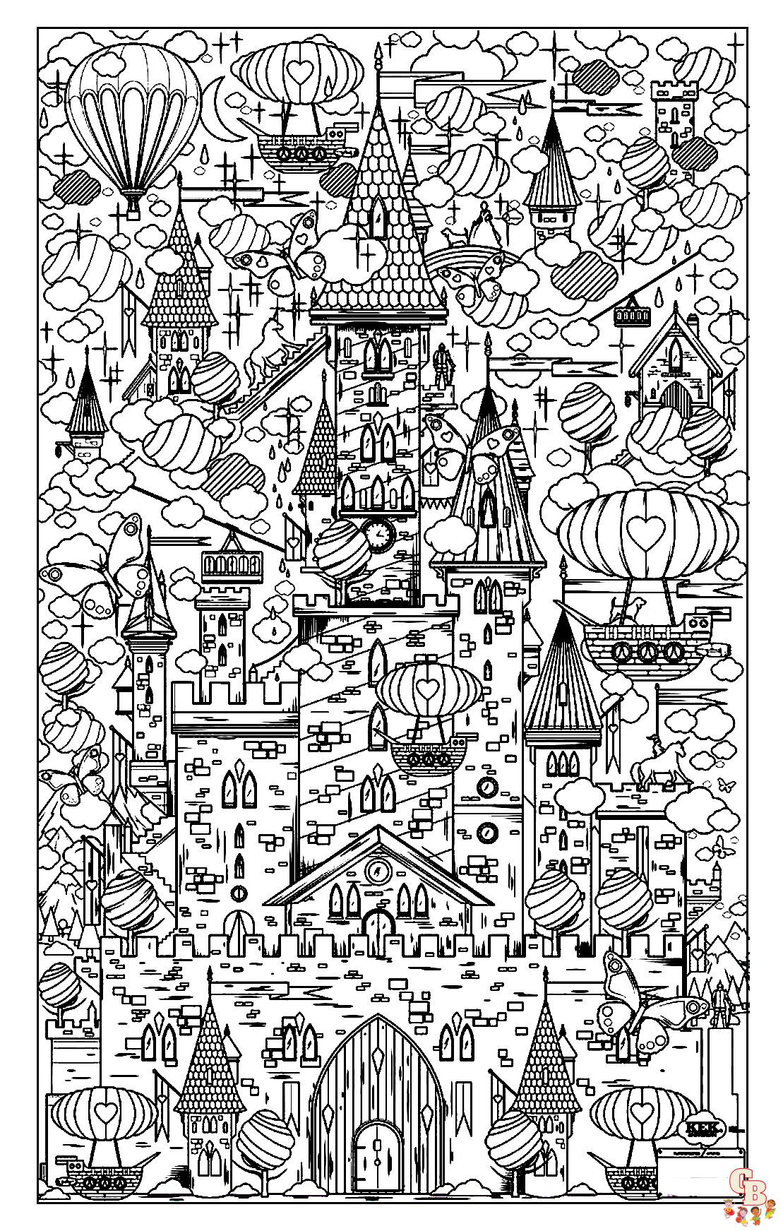 Coloriage Ville