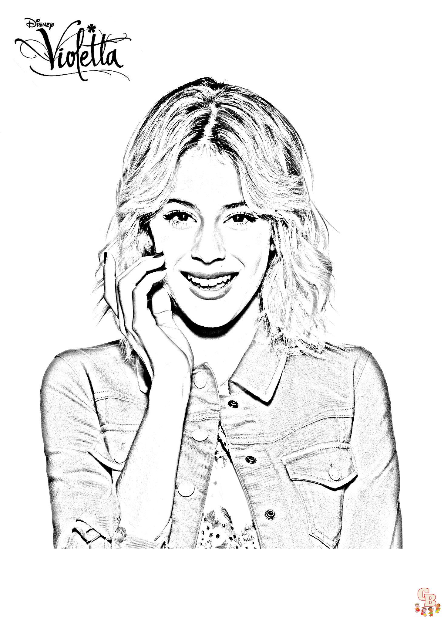 Coloriage Violetta