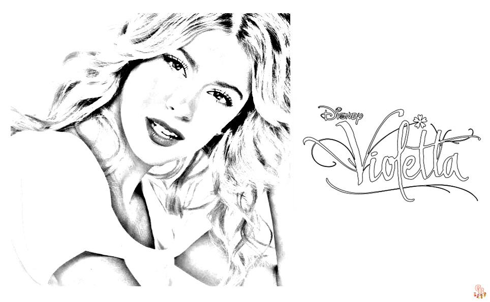 Coloriage Violetta