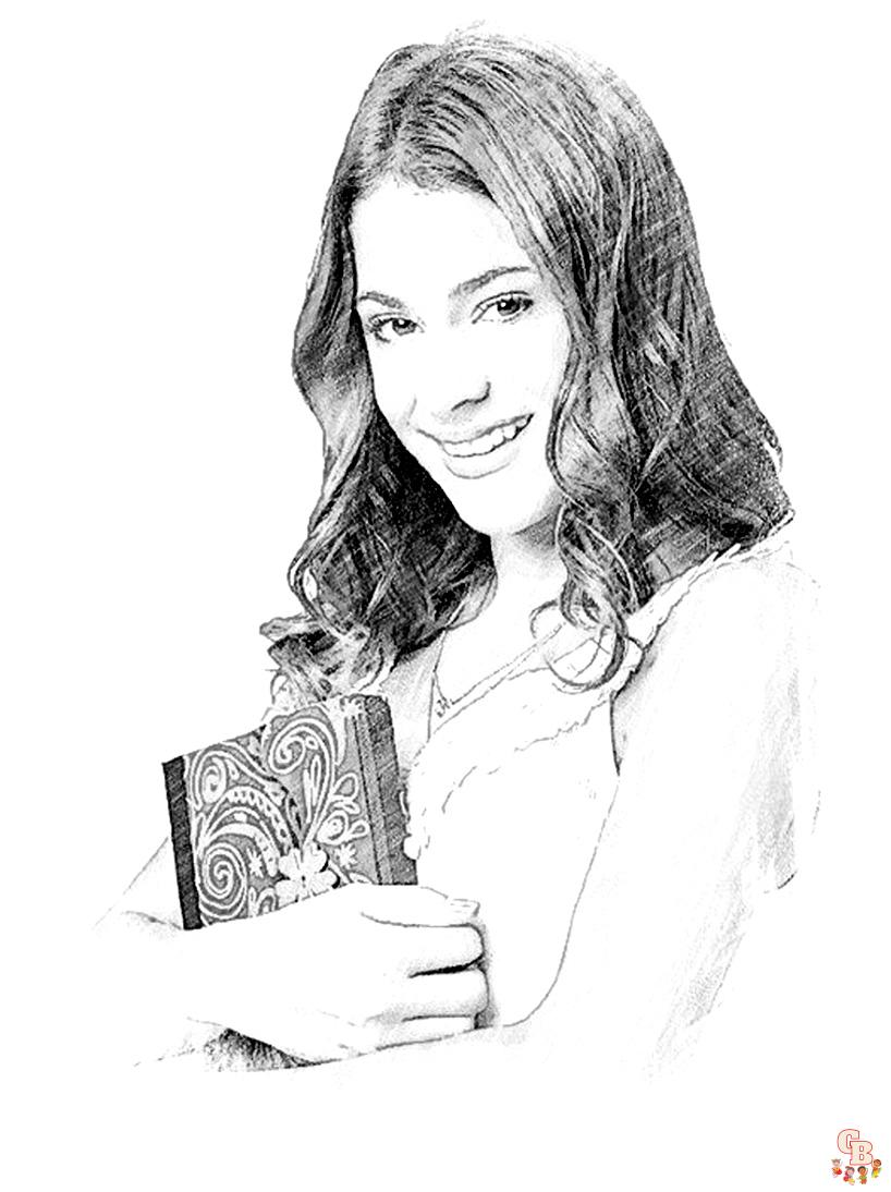 Coloriage Violetta