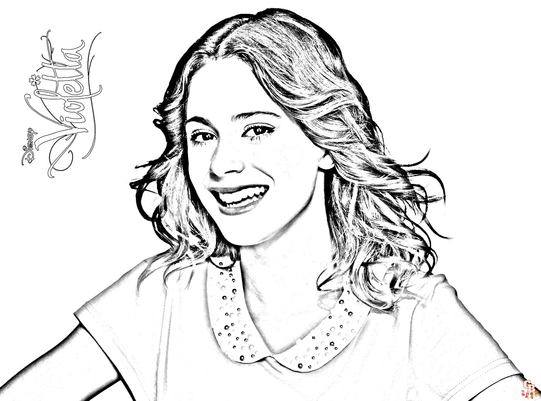 Coloriage Violetta