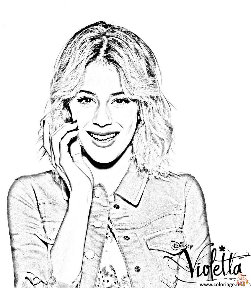 Coloriage Violetta