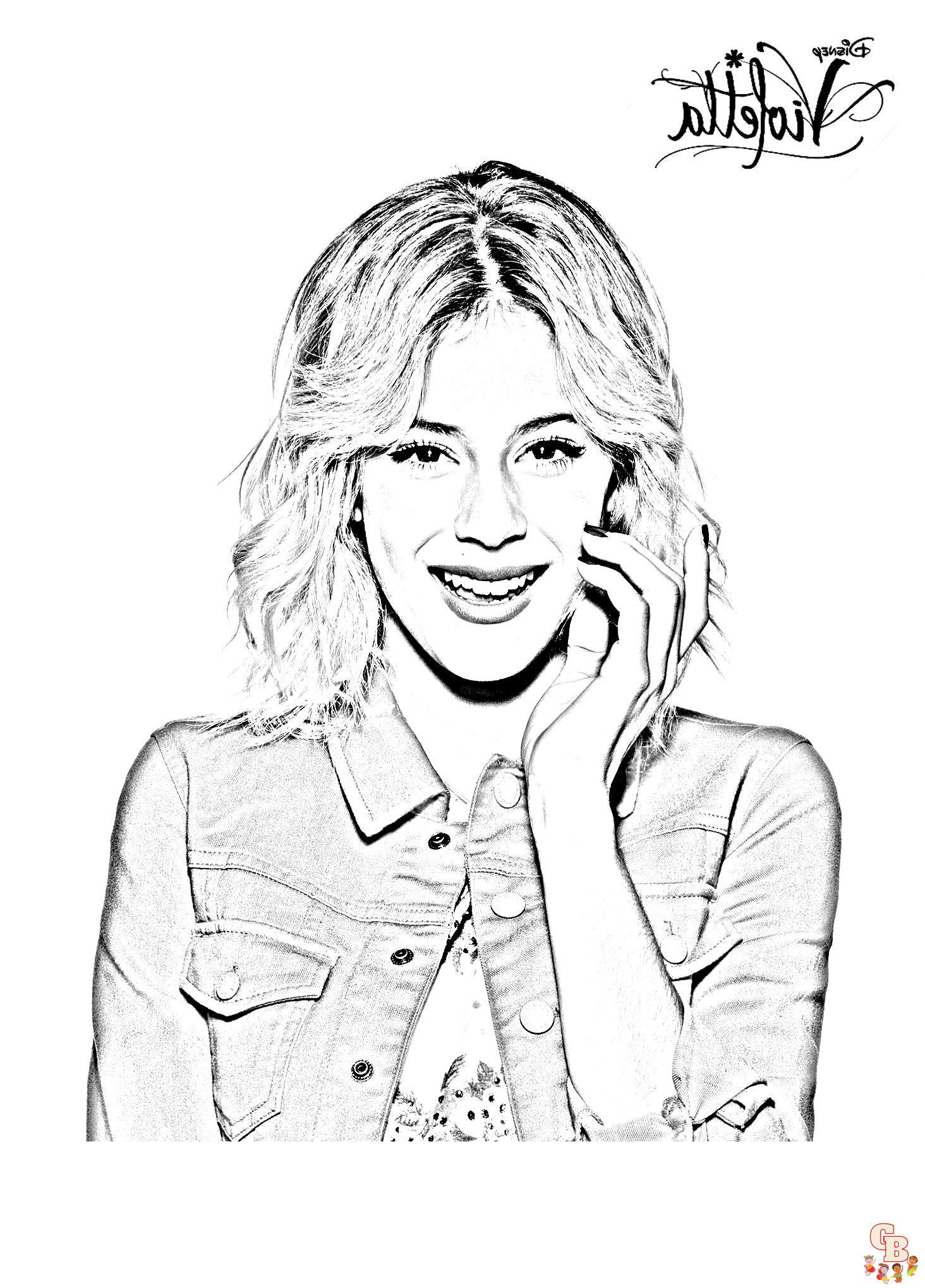 Coloriage Violetta