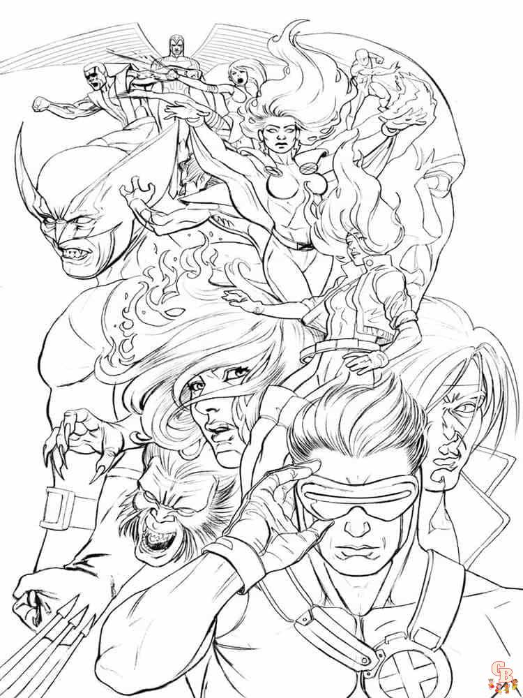 Coloriage X men