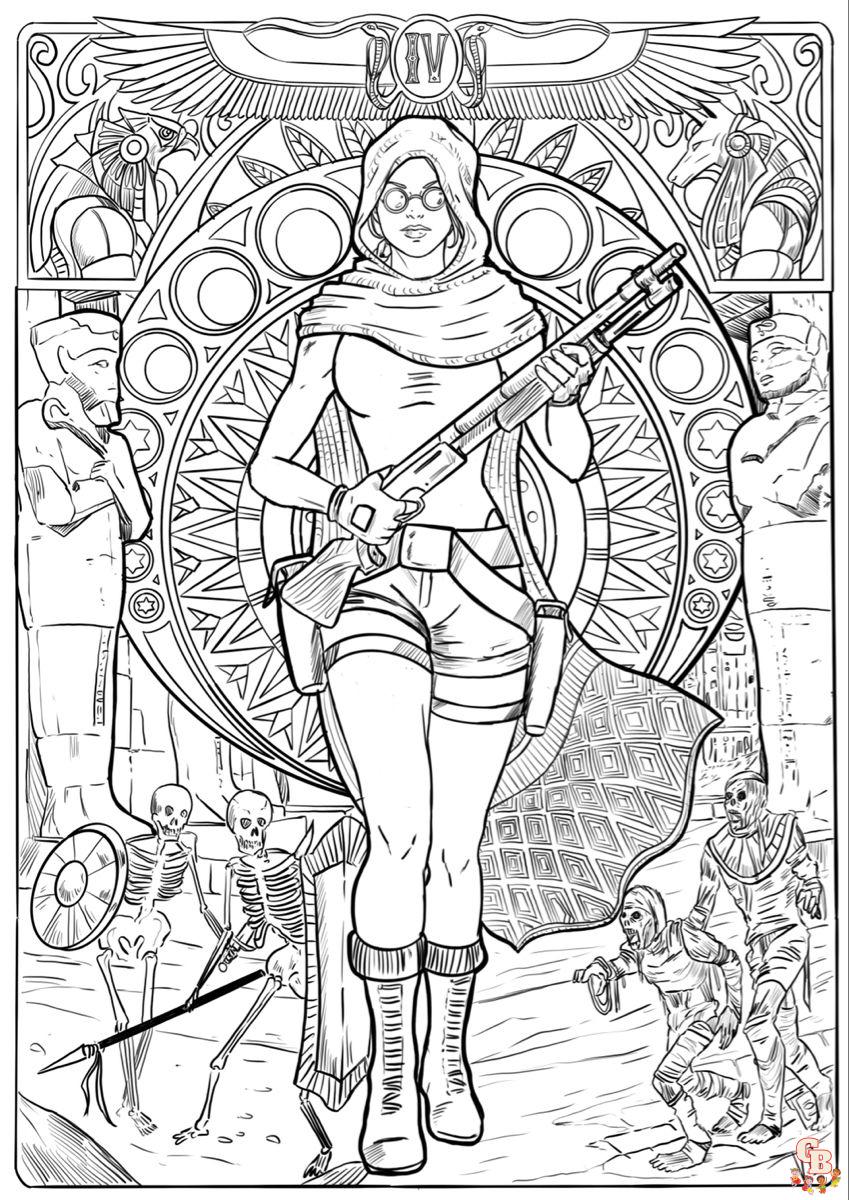 Coloriage Xena