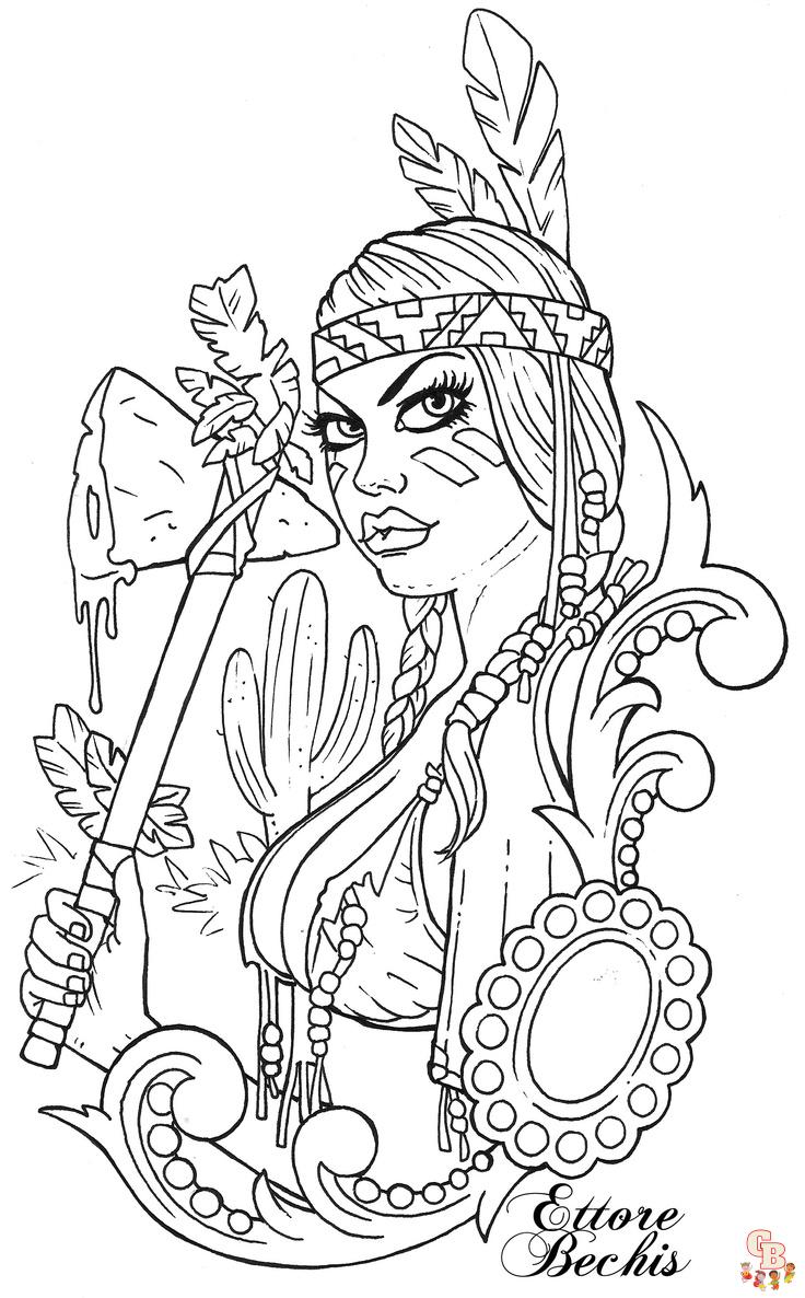 Coloriage Xena