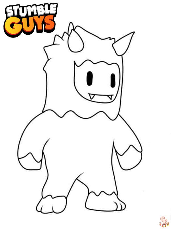 Coloriage Yeti