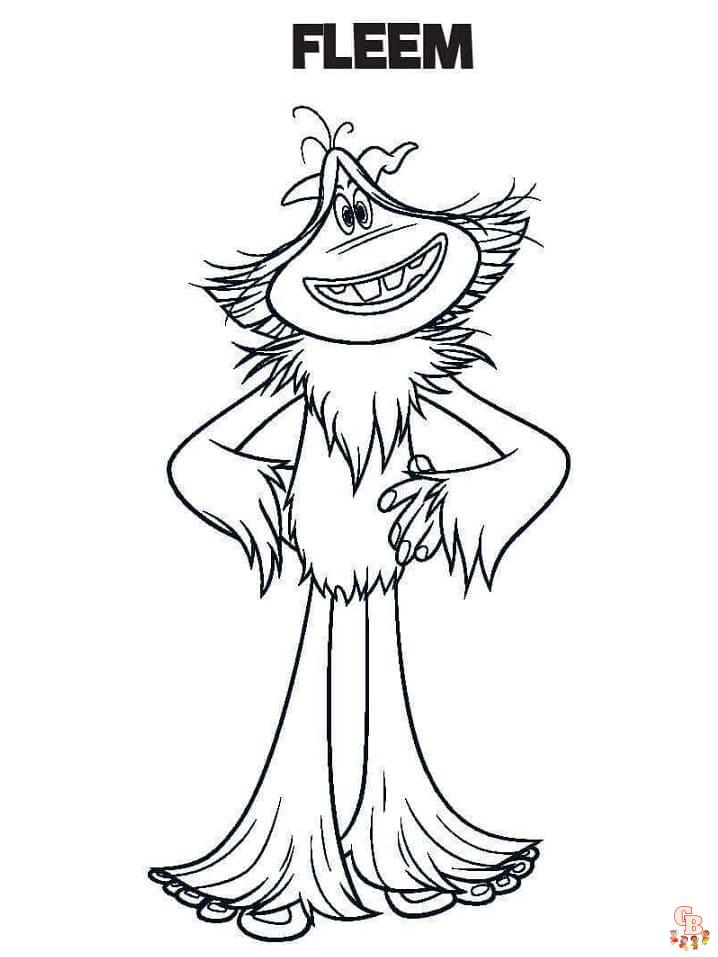 Coloriage Yeti