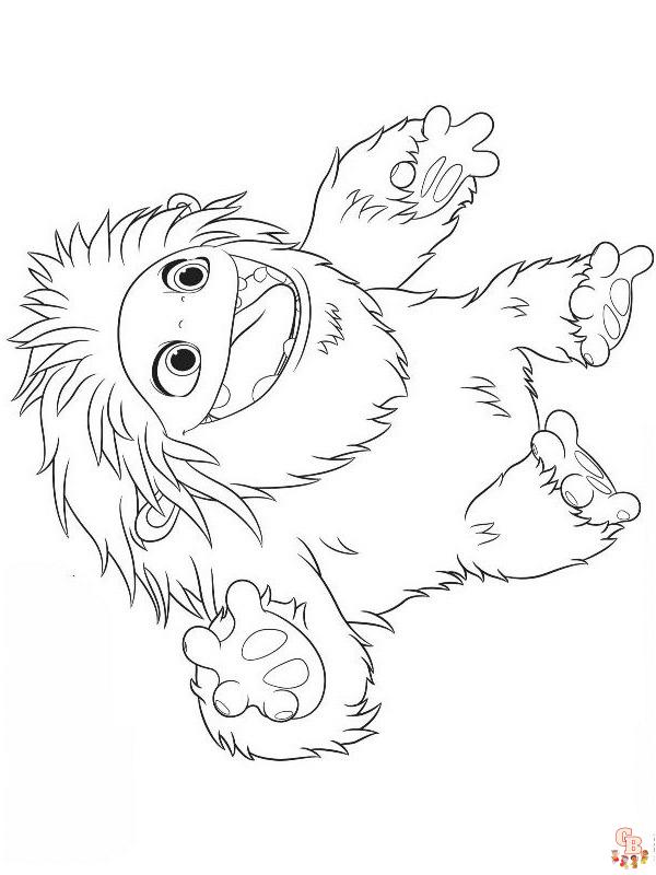 Coloriage Yeti