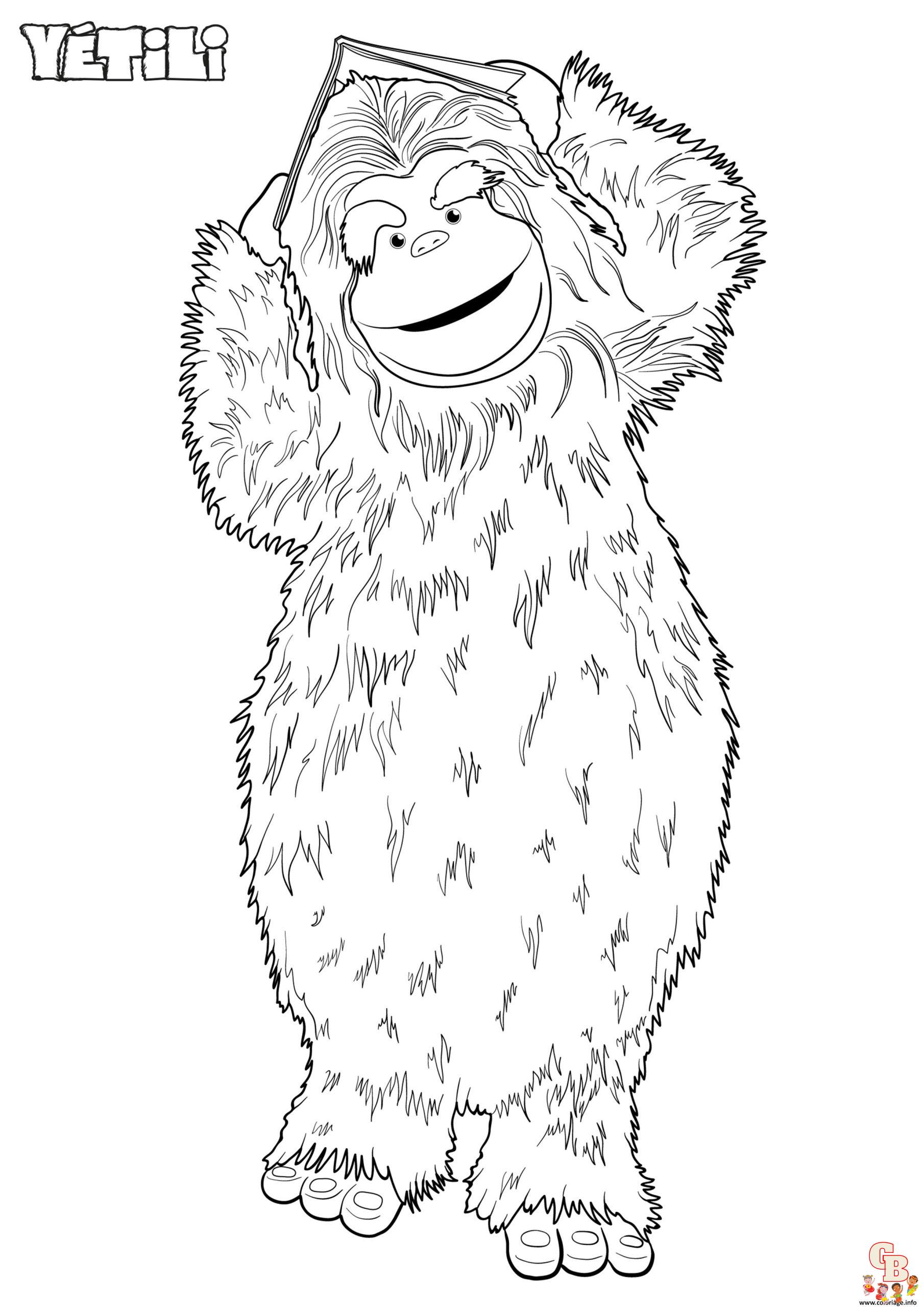 Coloriage Yeti Et Compagnie