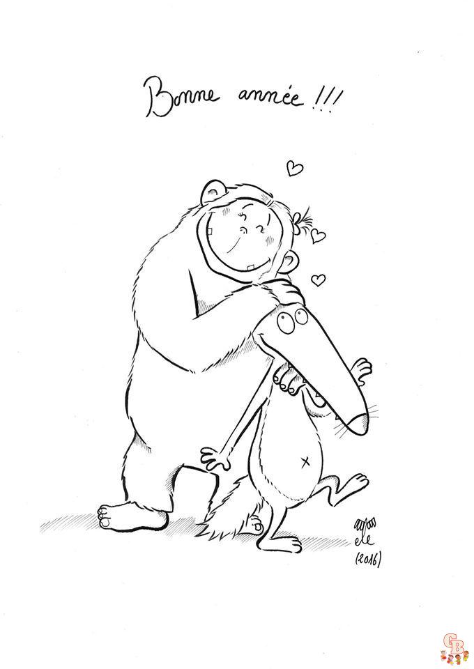 Coloriage Yeti Et Compagnie