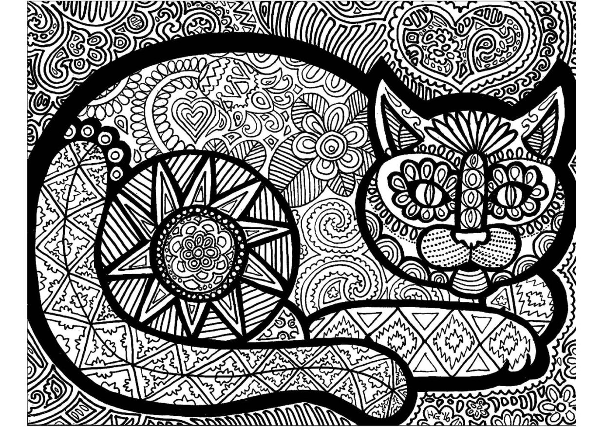 Coloriage Zentangle