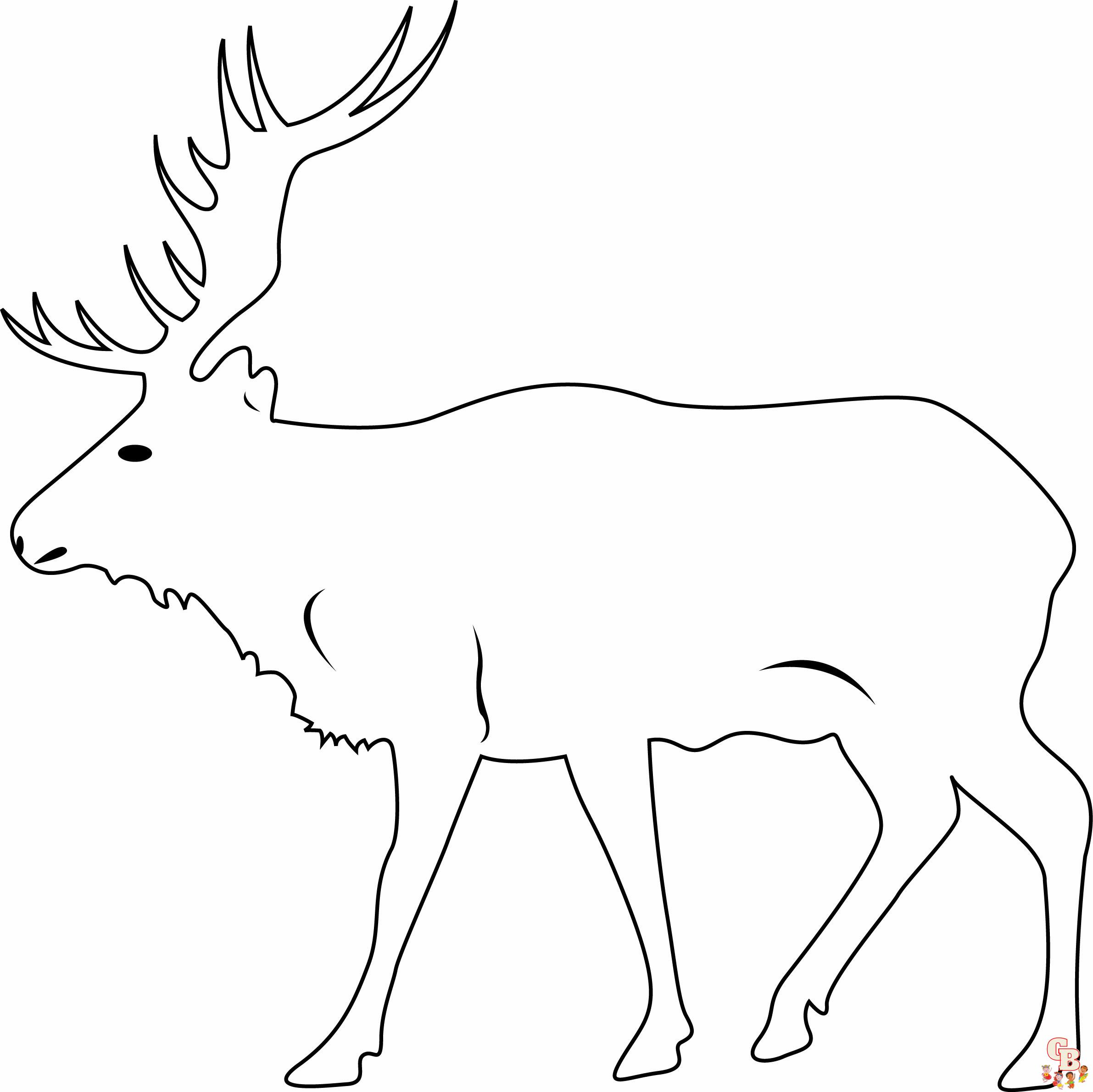 Coloriage biche bebe cerf